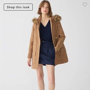 J Crew chateau parka in Italian stadium-cloth in Gray size small NWOT